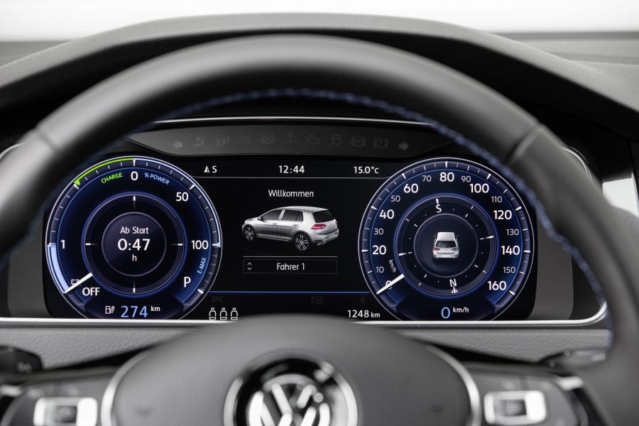 Панель приборов Volkswagen e-Golf 2017 года  (WW) (фото 32 из 49)